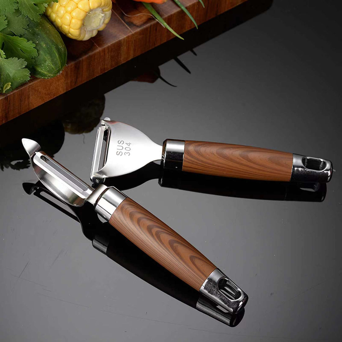 Stainless Steel 304 Fruit Peeling Knife Kitchen Gadget