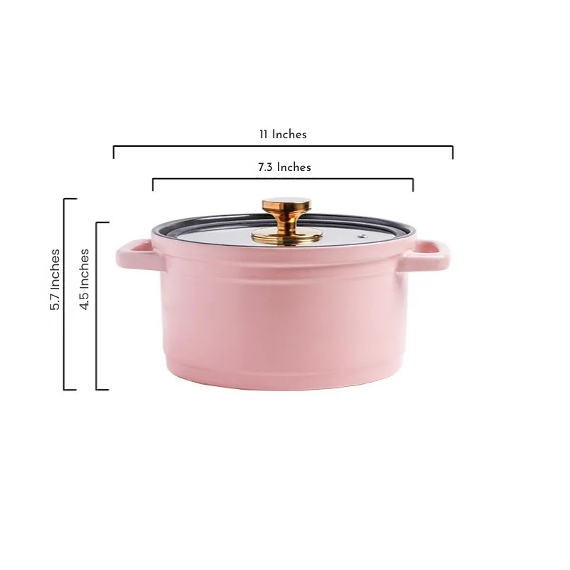 Nordic Ceramic Large Capacity Stock Pot For Cooking