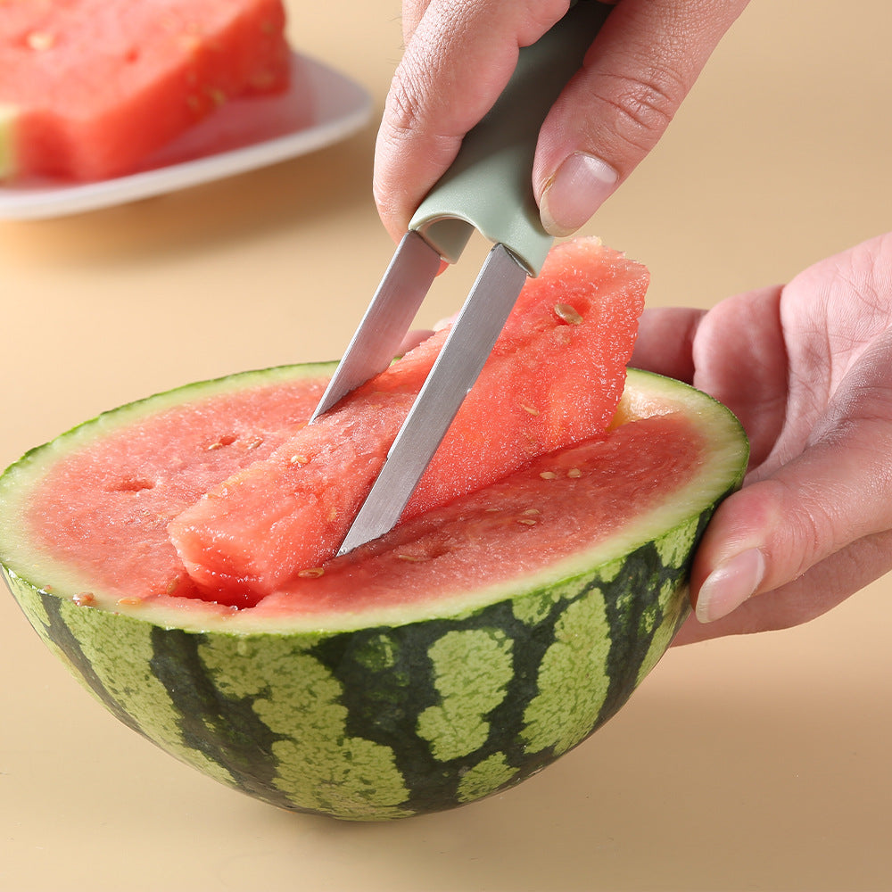 Three In One Stainless Steel Fruit Cutting Kitchen Tool