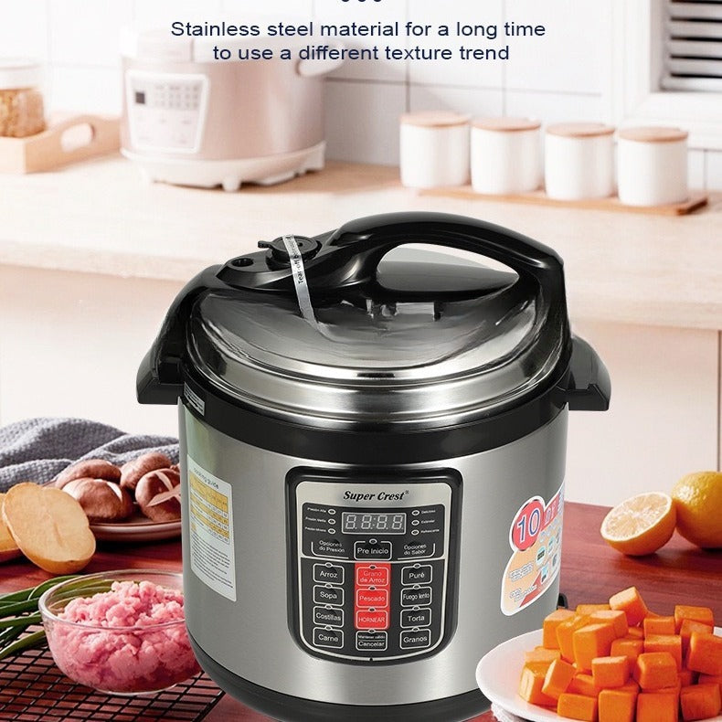 1.6 gal Large Capacity Multifunctional Electric Pressure Cooker