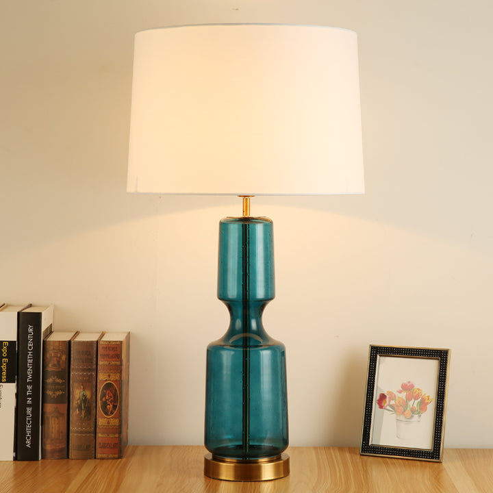 Simple Glass Art Table Lamp For Bedroom Living Room Decor