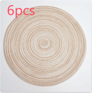 Western Style Heat Proof Placemat Coaster Set Home Decor