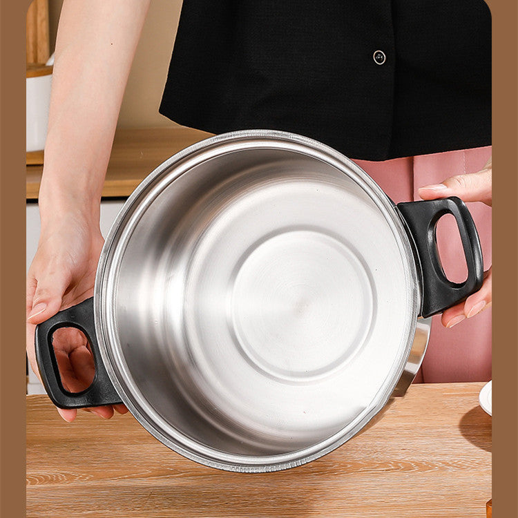 12-piece Stainless Steel Cookware Set With Pots Pan And Kettle