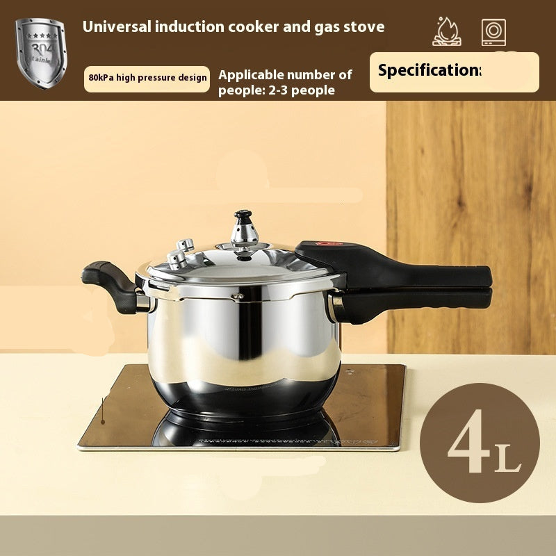 Stainless Steel Multi Function Double Bottom Pressure Cooker Single Handle