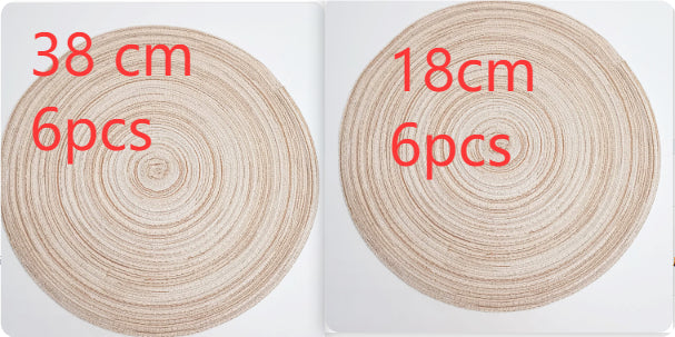 Western Style Heat Proof Placemat Coaster Set Home Decor