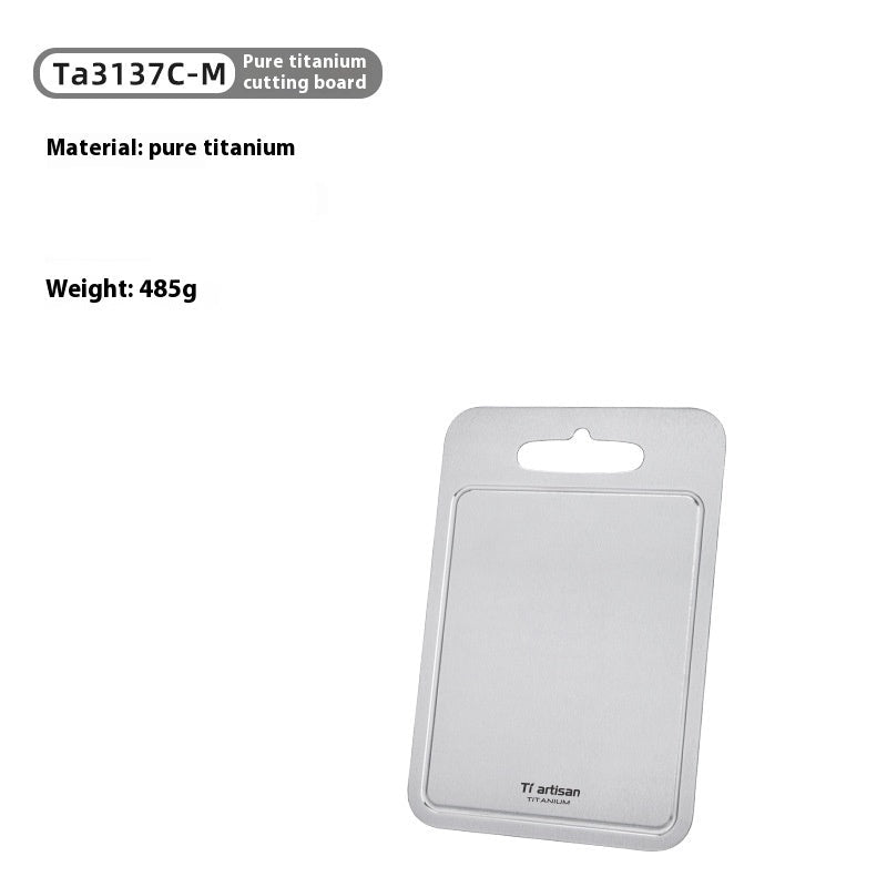 Pure Titanium Thickened Cutting Board With Groove