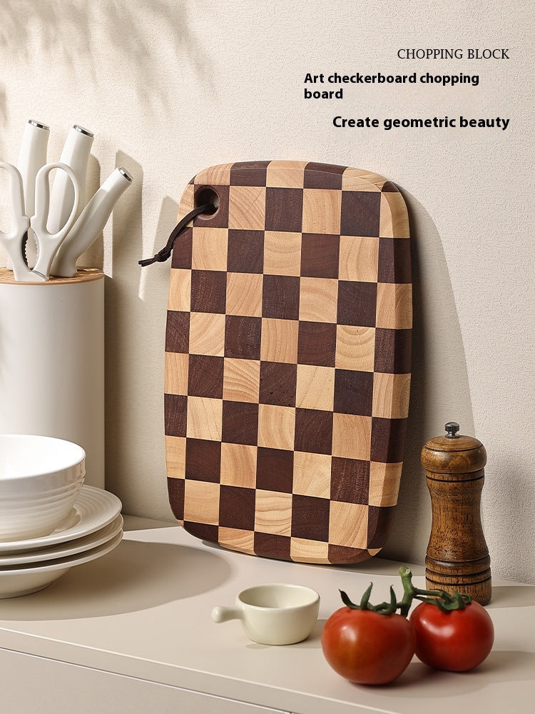 Acacia Mangium Solid Wood Grid Cutting Board