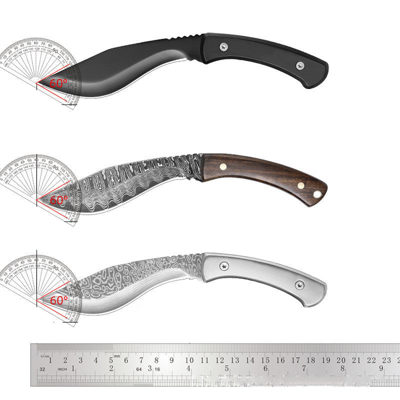 Outdoor Camping Kitchen Utensils All Steel Handle With Scabbard