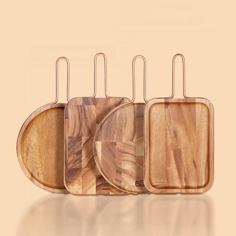 Solid Wood Cutting Board For Steak Fruit And Bread Tray