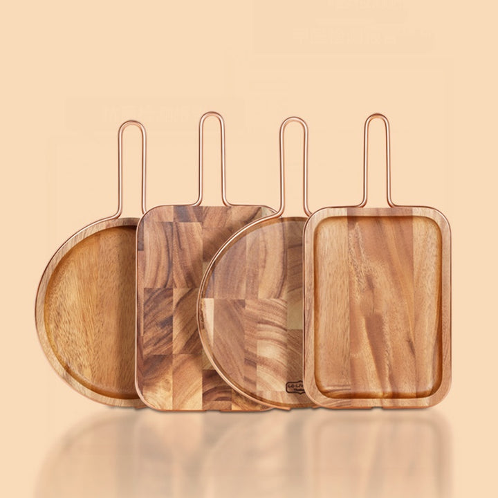 Solid Wood Cutting Board For Steak Fruit And Bread Tray