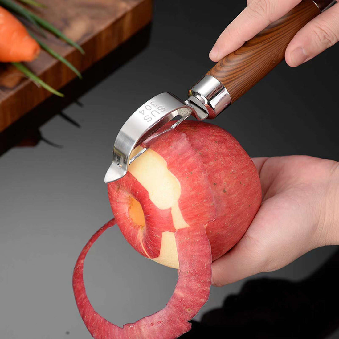 Stainless Steel 304 Fruit Peeling Knife Kitchen Gadget