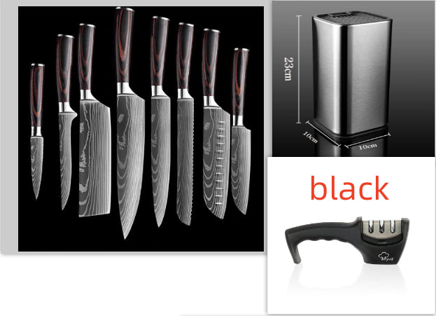 Chef Kitchen Cleaver Slicing Knives Set