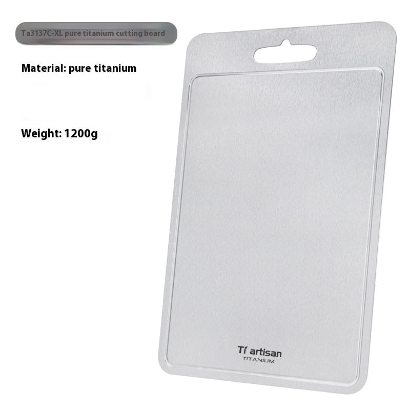 Pure Titanium Thickened Cutting Board With Groove