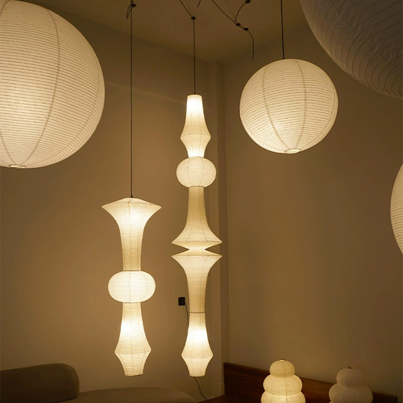Paper Art Chandelier Bedroom Dining Room Decor Fixture